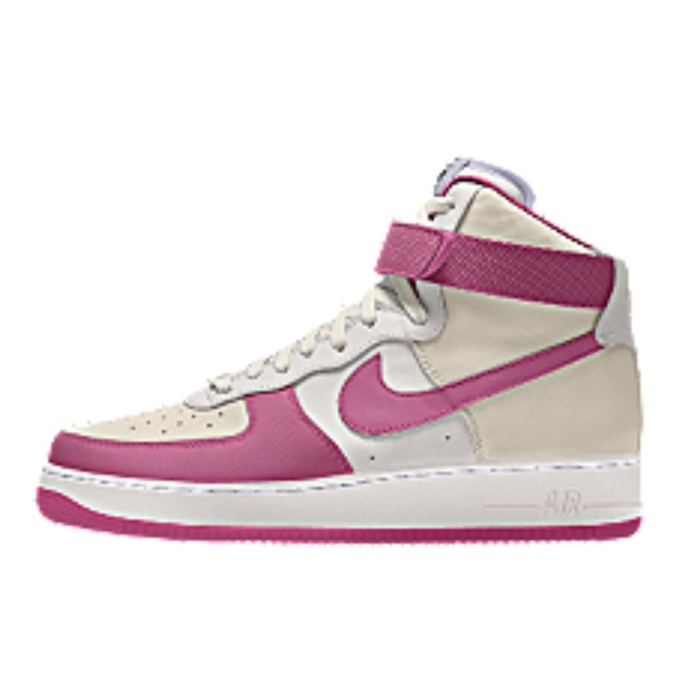 NIKE Custom Made By You Pink/White/Off White Sneakers